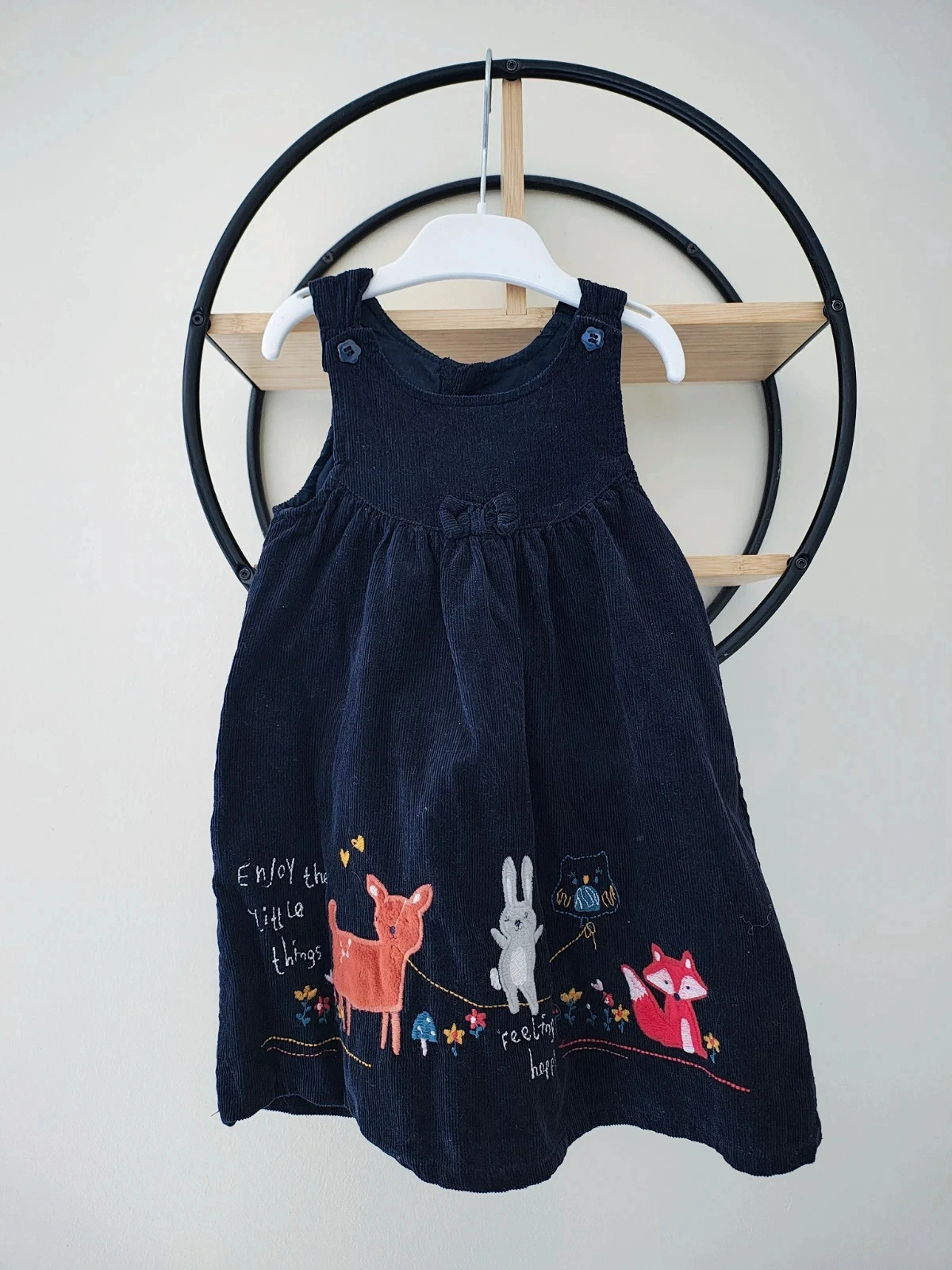 24 mois 2 ans robe côtelée 86 cm